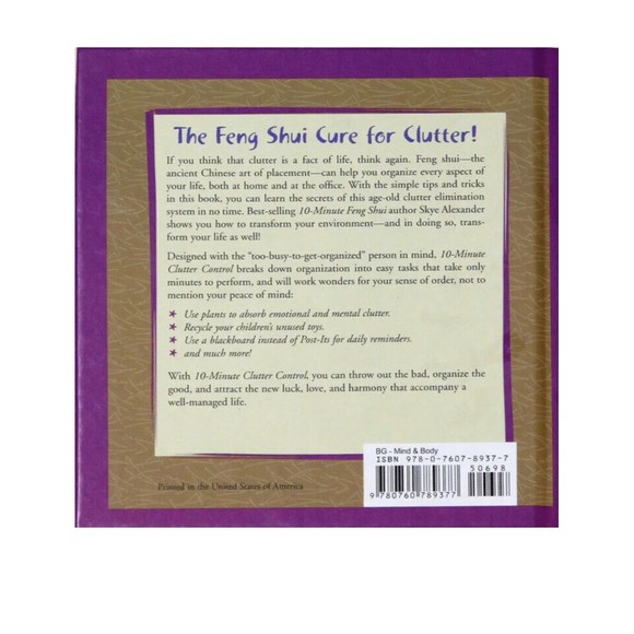 10-Minute Clutter Control, Easy Tips for Getting Organized, by Skye Alexander - Picture 2 of 2